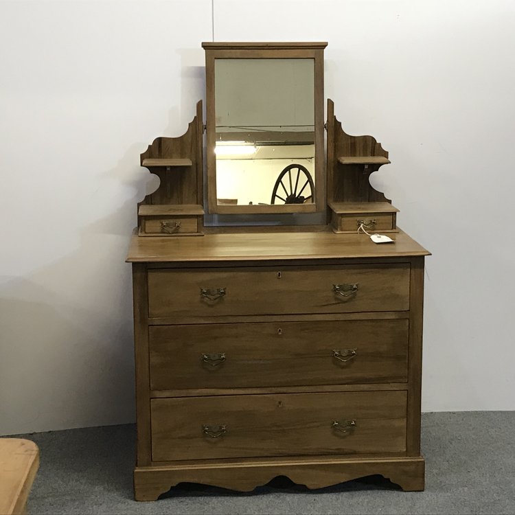 Edwardian Satin Walnut Dressing Chest (1 of 1) Edwardian Satin Walnut Dressing Chest (1 of 1)