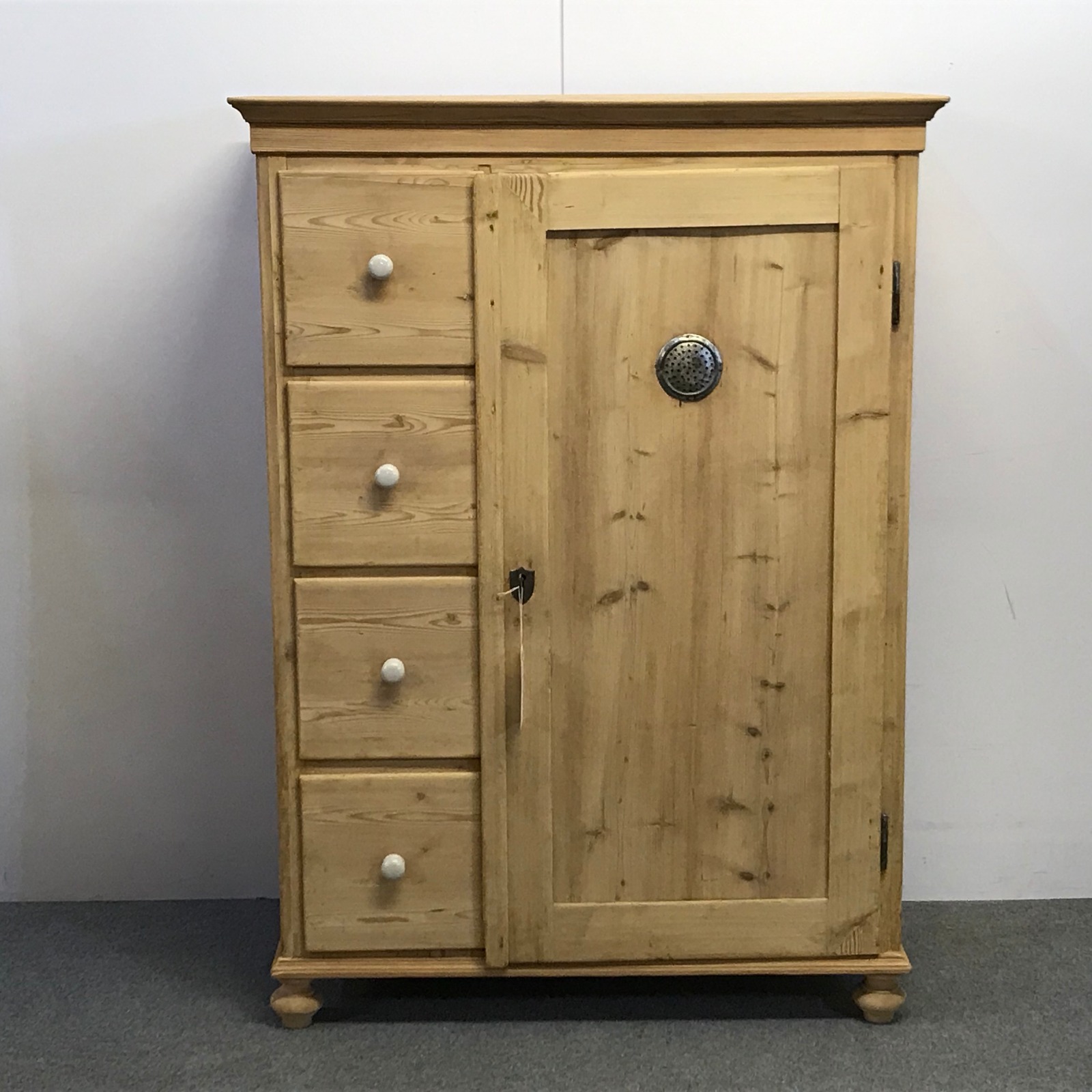 Old Pine Food Cupboard c.1910 (1 of 1) Old Pine Food Cupboard c.1910 (1 of 1)