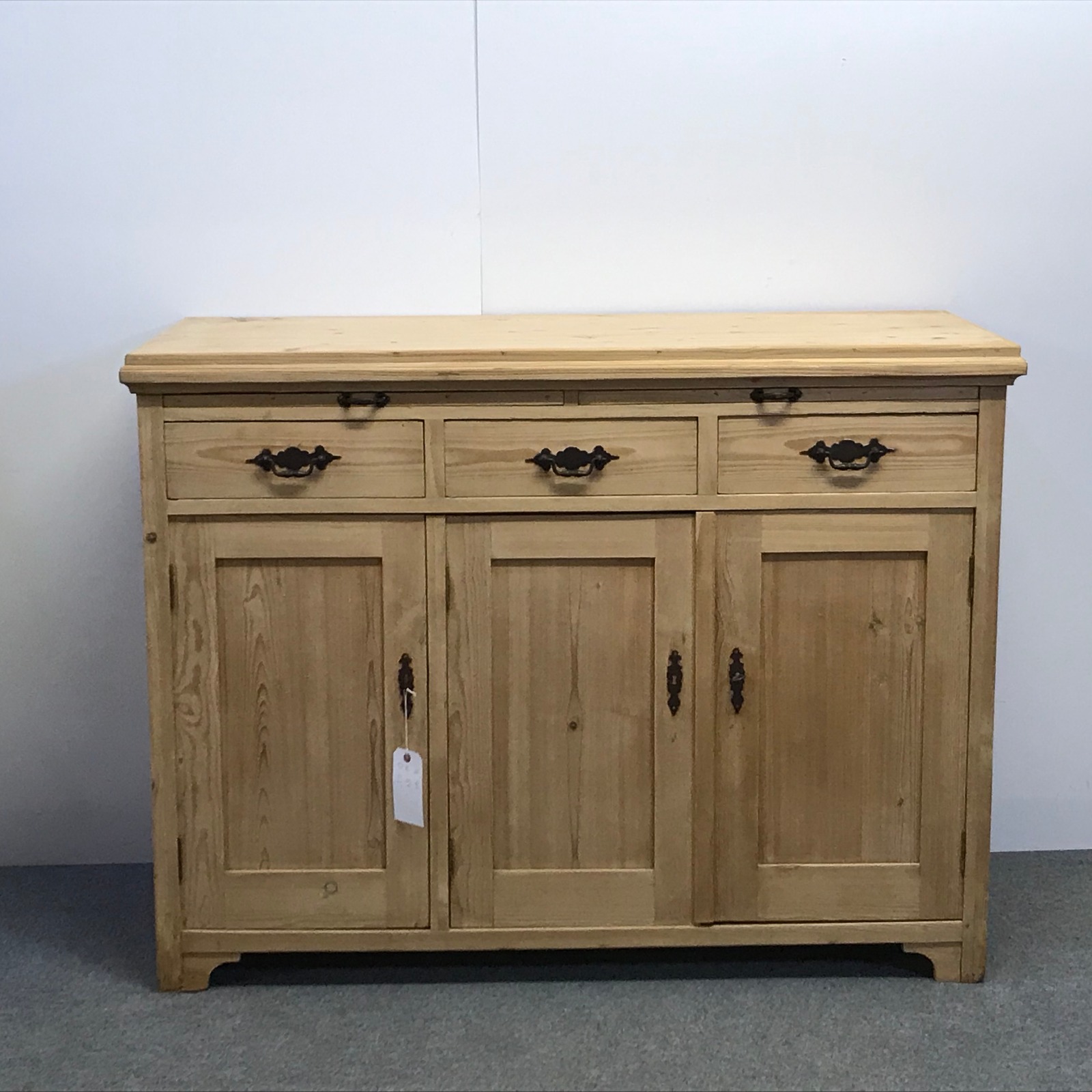 Tall Pine Kitchen Sideboard c.1920 (1 of 1) Tall Pine Kitchen Sideboard c.1920 (1 of 1)