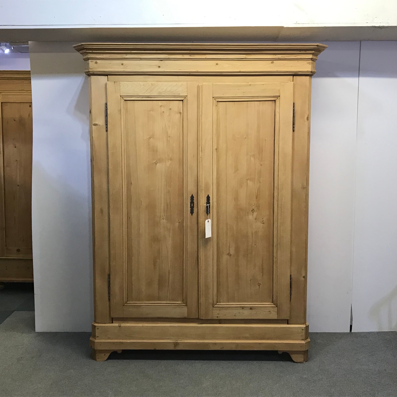 Tall Elegant Old French Pine Wardrobe C.1900 (1 of 1) Tall Elegant Old French Pine Wardrobe C.1900 (1 of 1)