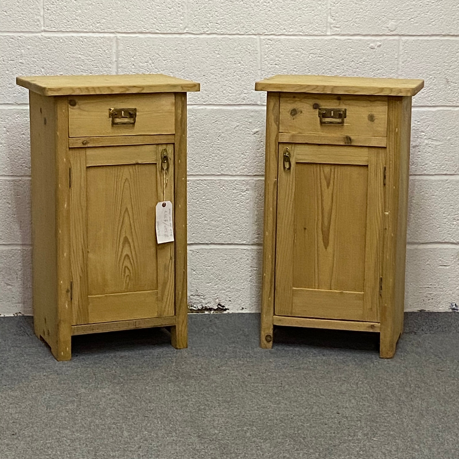 Pair of Old Pine Bedside Pot Cupboards (1 of 1) Pair of Old Pine Bedside Pot Cupboards (1 of 1)