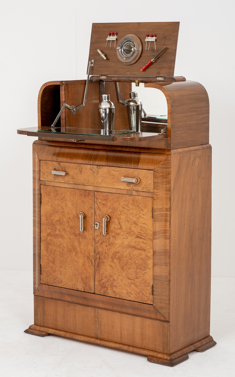 Superb Art Deco Drinks Cabinet (1 of 1) Superb Art Deco Drinks Cabinet (1 of 1)