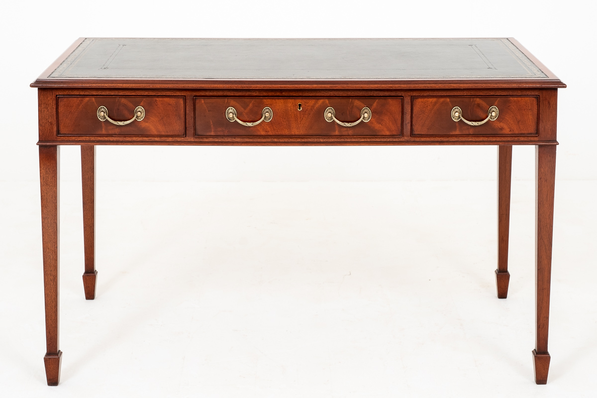 Mahogany 3 Drawer Writing Table c.1920 (1 of 1) Mahogany 3 Drawer Writing Table c.1920 (1 of 1)