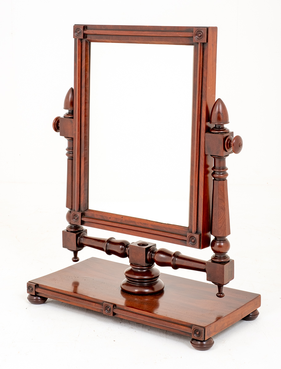 Good William IV Mahogany Swing Mirror (1 of 6)