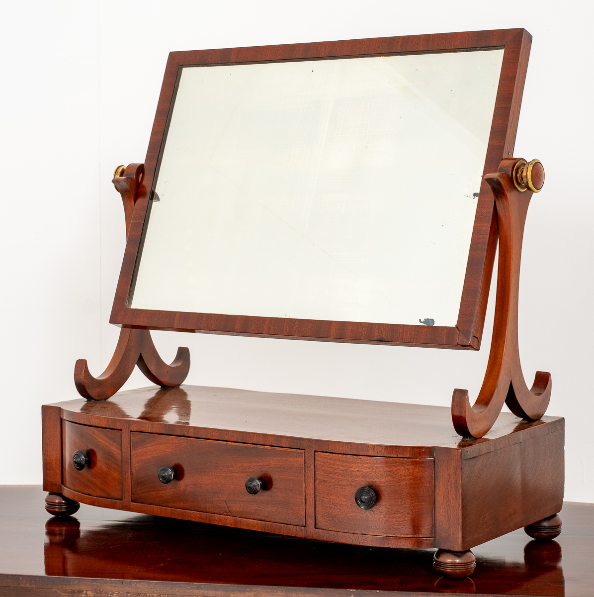 Regency Mahogany Dressing Mirror (1 of 8)