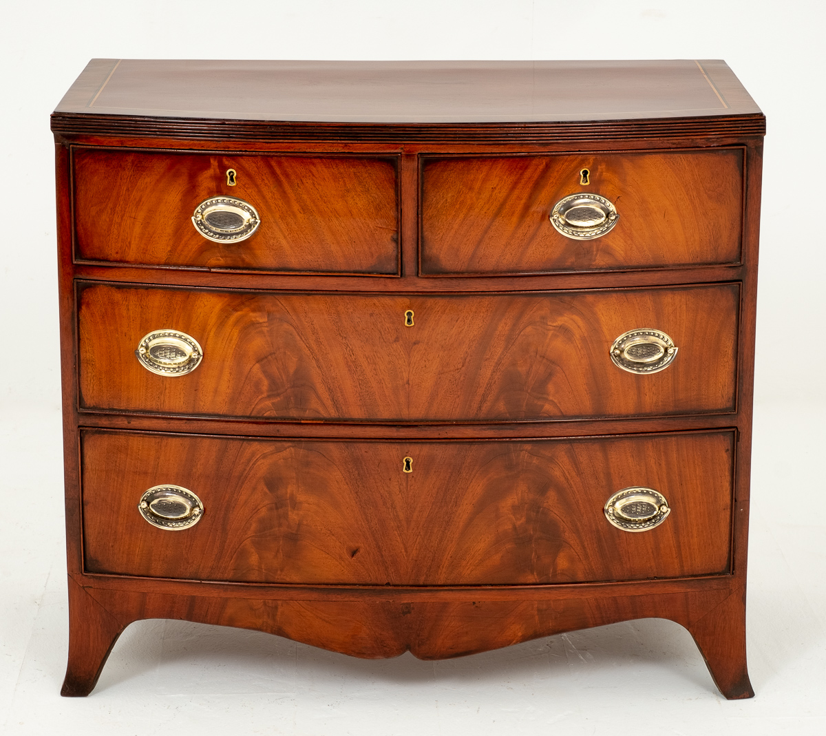 Mahogany Bow Chest of Drawers c.1860 (1 of 7) Mahogany Bow Chest of Drawers c.1860 (1 of 7)