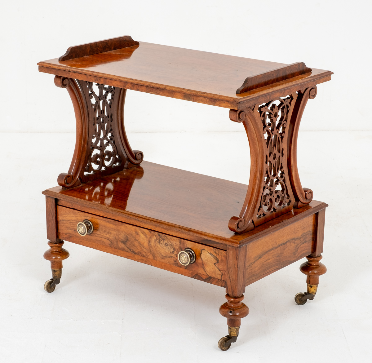 Victorian Figured Walnut Etagere (1 of 9) Victorian Figured Walnut Etagere (1 of 9)