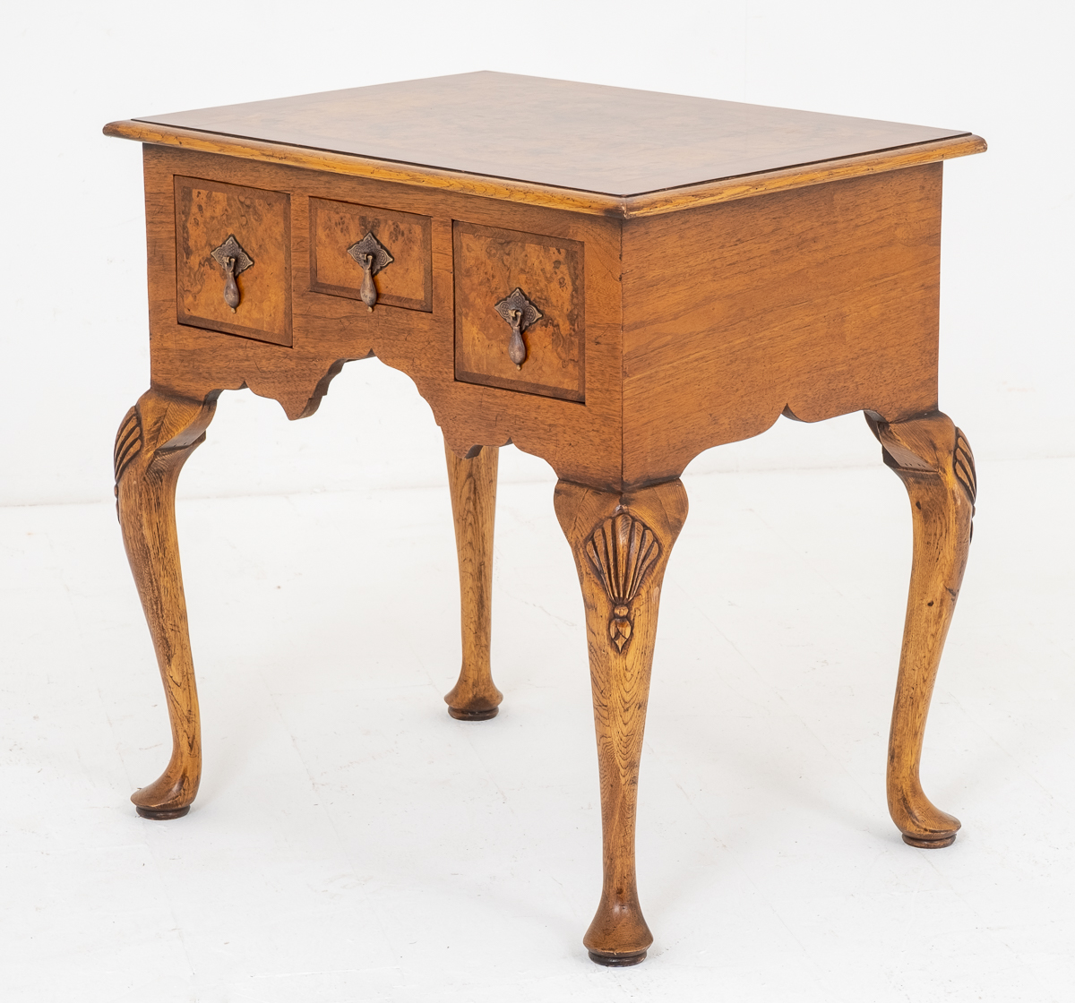 Walnut Queen Anne Style Lowboy c.1920 (1 of 9)