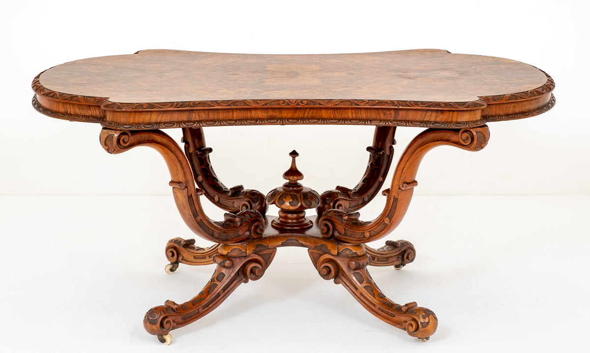 Exceptional Burr Walnut Irish Centre Table c.1860 (1 of 11) Exceptional Burr Walnut Irish Centre Table c.1860 (1 of 11)