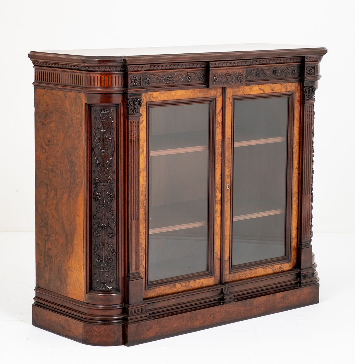 Stunning Walnut 'Gillow & Co' Side Cabinet (1 of 12)