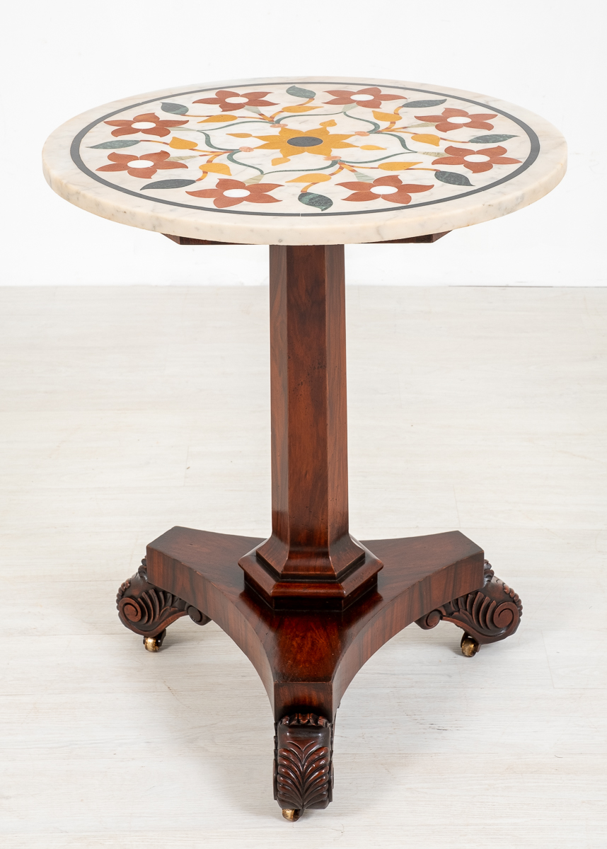 William IV Style Marble Top Table c.1900 (1 of 9) William IV Style Marble Top Table c.1900 (1 of 9)