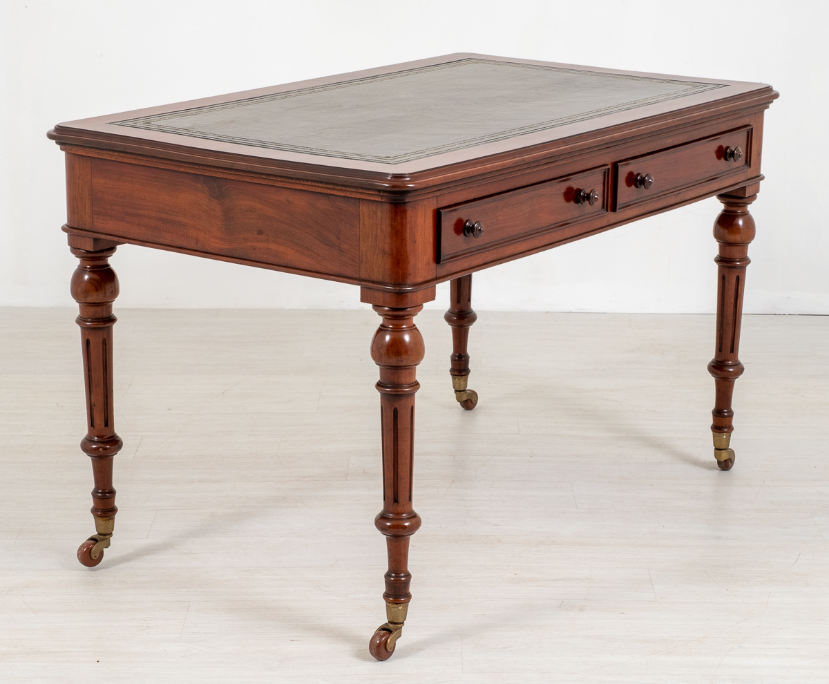Victorian Mahogany 2 Drawer Writing Table (1 of 1) Victorian Mahogany 2 Drawer Writing Table (1 of 1)