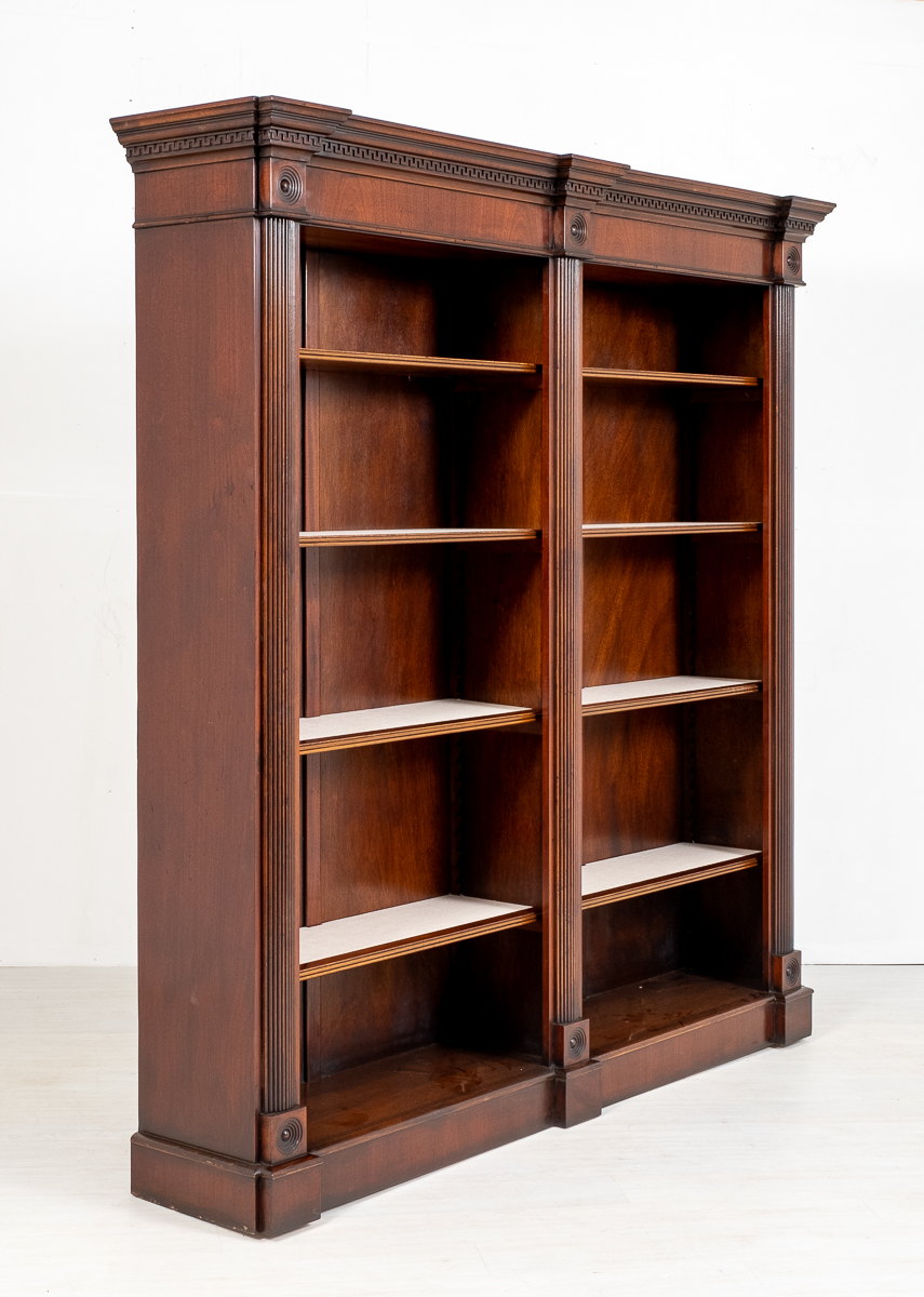 Large Mahogany Open Bookcase c.1920 (1 of 9) Large Mahogany Open Bookcase c.1920 (1 of 9)