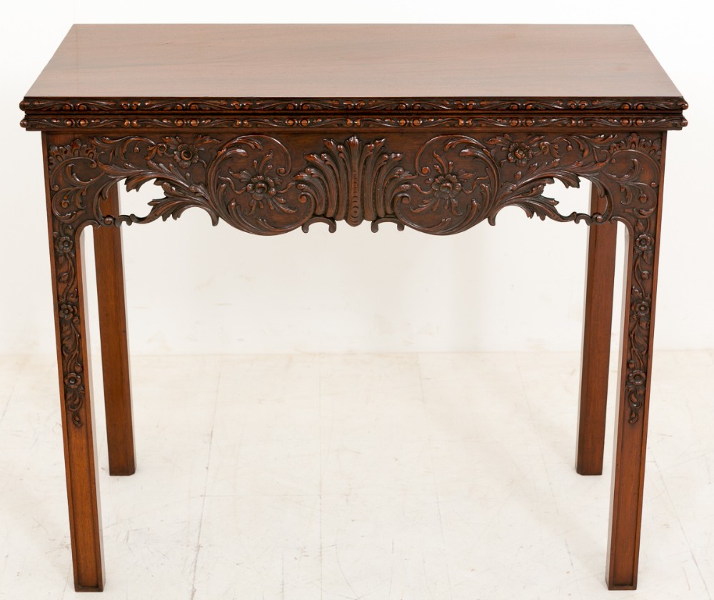 Highly Unusual Mahogany Georgian Card Table c.1780 (1 of 1) Highly Unusual Mahogany Georgian Card Table c.1780 (1 of 1)