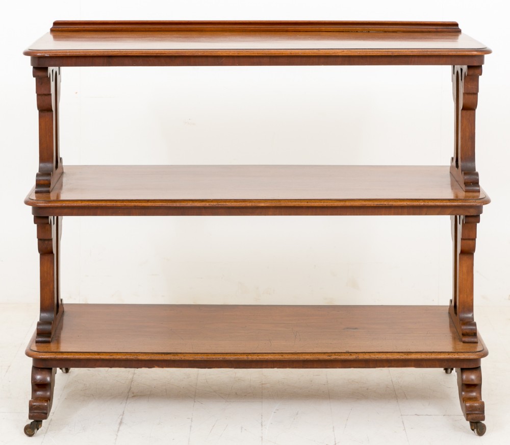 Victorian Mahogany 3 Tier Dumb Waiter c.1860 (1 of 5) Victorian Mahogany 3 Tier Dumb Waiter c.1860 (1 of 5)