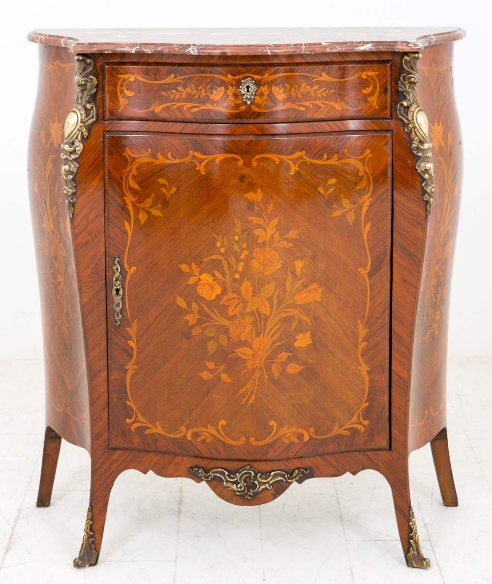 French Marquetry Side Cabinet c.1910 (1 of 12) French Marquetry Side Cabinet c.1910 (1 of 12)