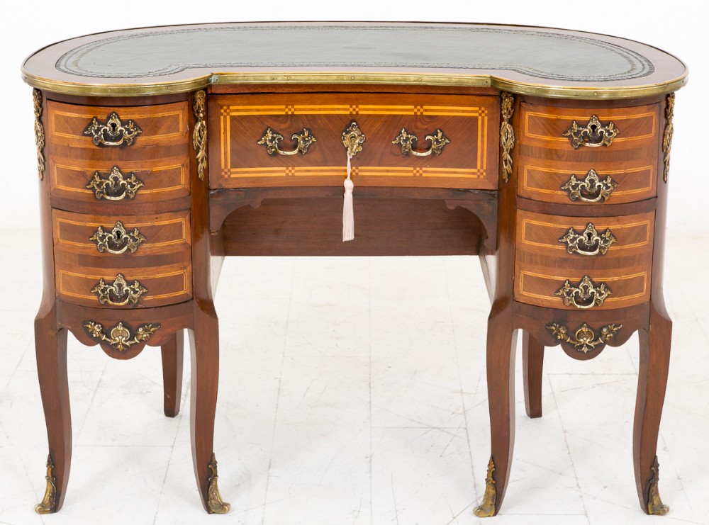 Mahogany French Kidney Shaped Ladies Writing Desk c.1930 (1 of 1) Mahogany French Kidney Shaped Ladies Writing Desk c.1930 (1 of 1)