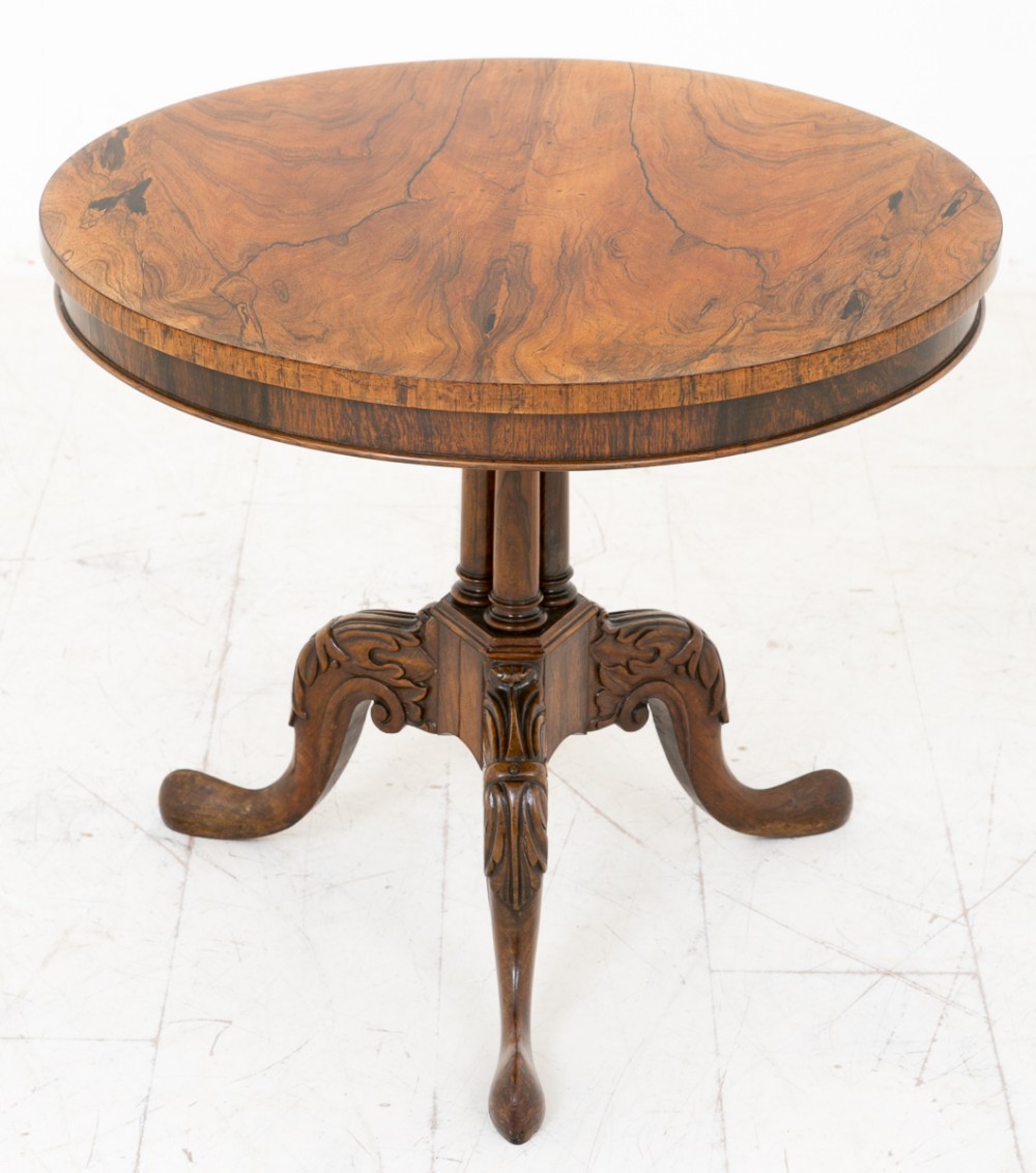 Rosewood Circular Tripod Table c.1850 (1 of 1) Rosewood Circular Tripod Table c.1850 (1 of 1)