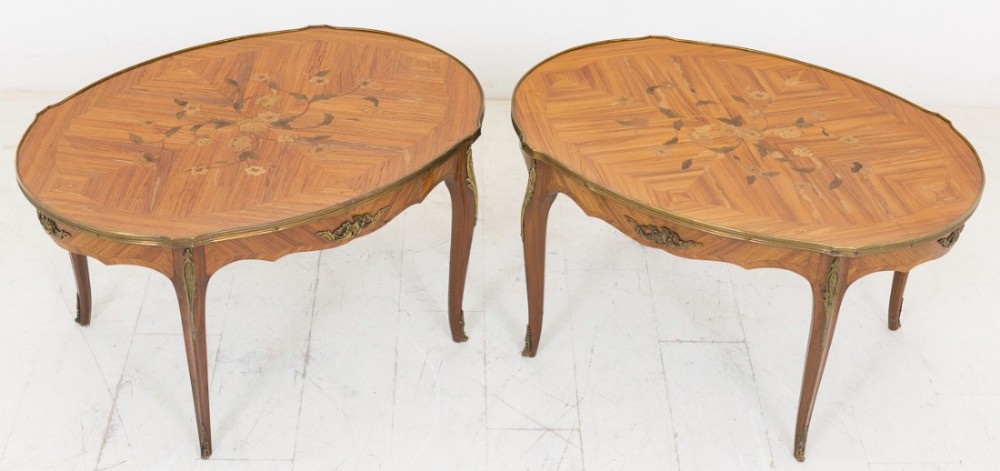 Pair of French Walnut Coffee Tables c.1930 (1 of 1) Pair of French Walnut Coffee Tables c.1930 (1 of 1)