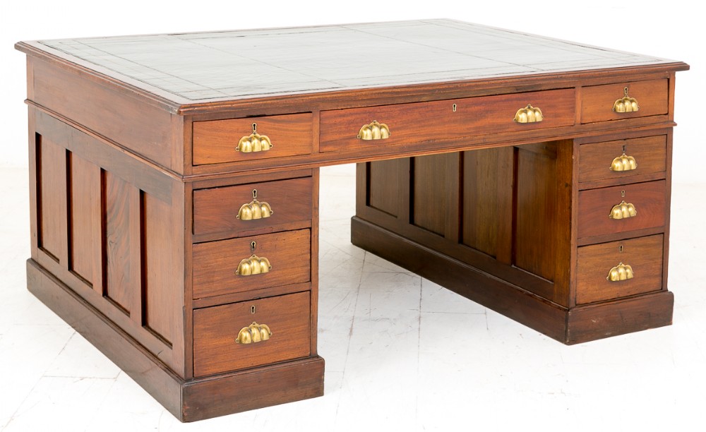 Mahogany Partners Desk c.1880 (1 of 1) Mahogany Partners Desk c.1880 (1 of 1)