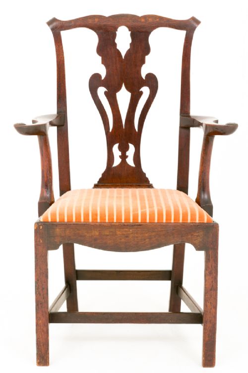 Chippendale Style Oak Elbow Chair (1 of 1) Chippendale Style Oak Elbow Chair (1 of 1)