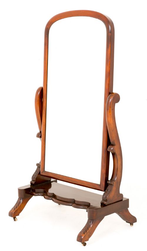 Victorian Mahogany Cheval Mirror (1 of 1) Victorian Mahogany Cheval Mirror (1 of 1)