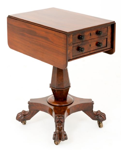 William IV Mahogany Sewing Table (1 of 8) William IV Mahogany Sewing Table (1 of 8)