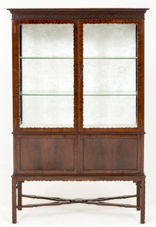 Mahogany 2 Door Display Cabinet c.1900 (1 of 6) Mahogany 2 Door Display Cabinet c.1900 (1 of 6)