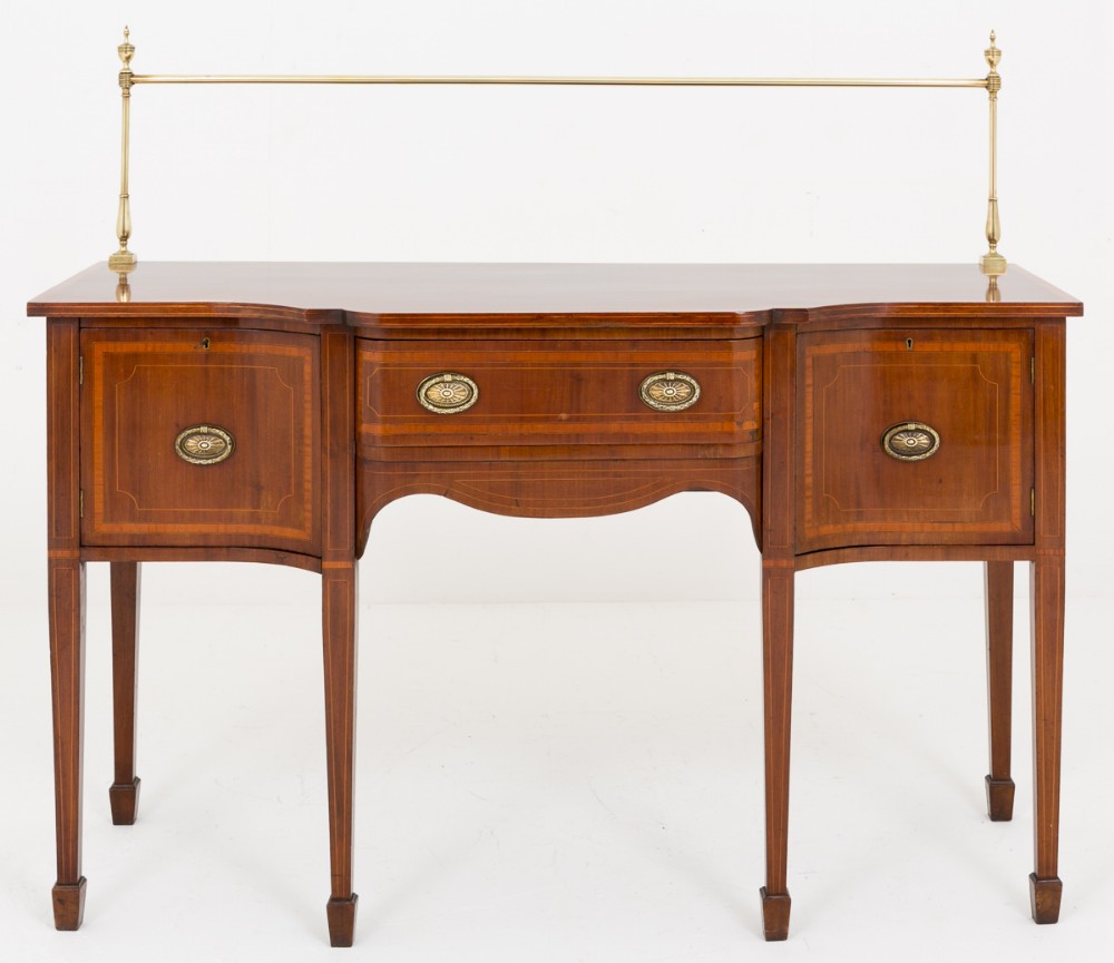 Very Pretty Mahogany Sheraton Revival Sideboard c.1880 (1 of 7)
