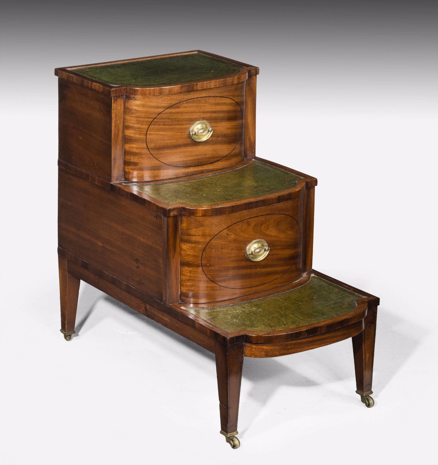 Regency Period Mahogany Library Steps (1 of 1) Regency Period Mahogany Library Steps (1 of 1)