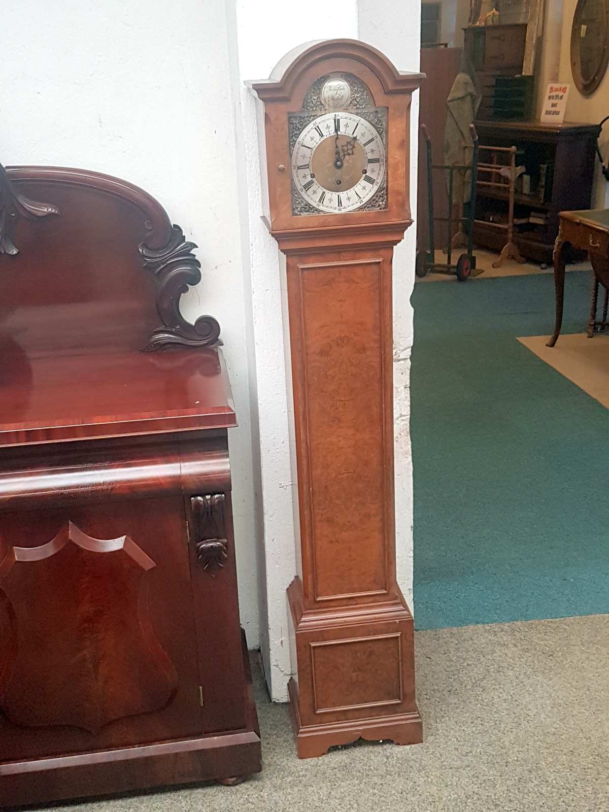 Walnut Grandmother Clock (1 of 6) Walnut Grandmother Clock (1 of 6)