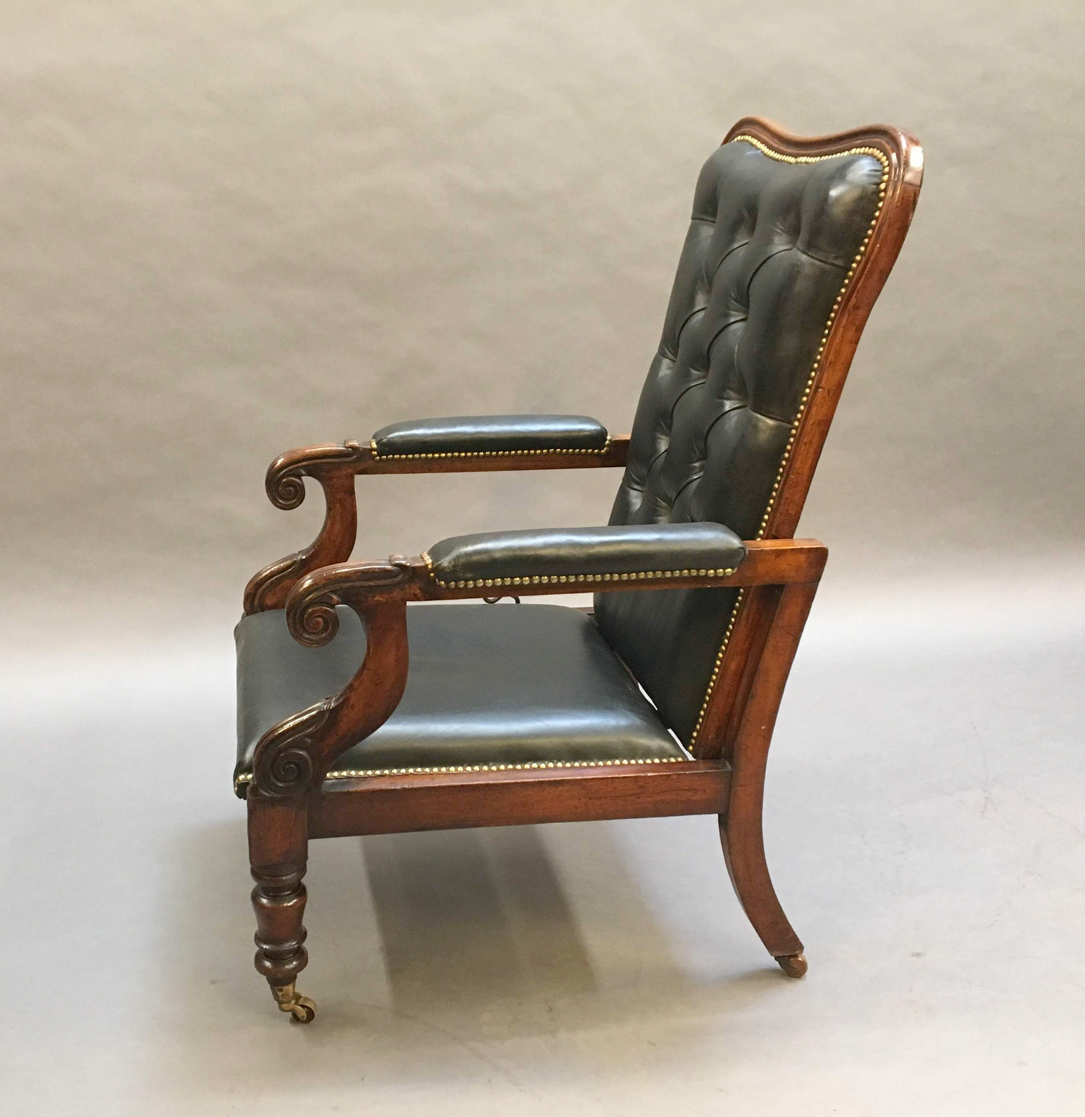 Victorian Reclining Library Chair (1 of 1) Victorian Reclining Library Chair (1 of 1)