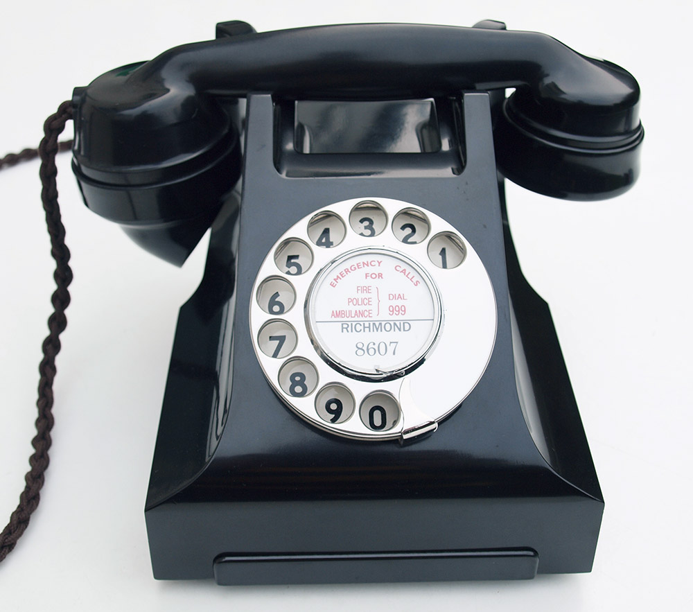 Black GPO 332F Telephone 1958 (No Drawer) (1 of 3)