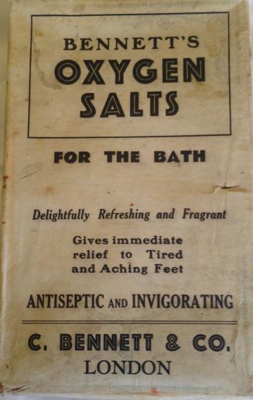 1930s Unopened Packet Bennett's Oxygen Salts (1 of 2) 1930s Unopened Packet Bennett's Oxygen Salts (1 of 2)
