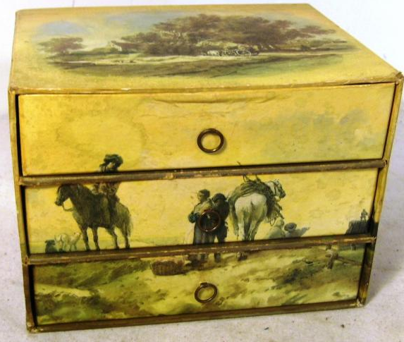 Superb Vintage Terrys Chocolate 3 Drawer Decorative Box (1 of 1)