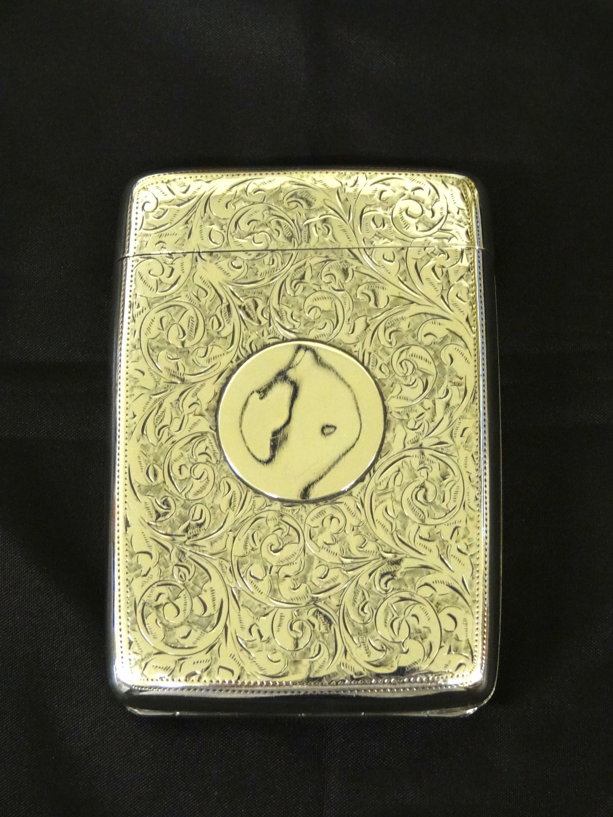 Victorian Silver-Gilt Cigarette Case, Birmingham 'L.J.E.& C' C.1901-02 (1 of 1) Victorian Silver-Gilt Cigarette Case, Birmingham 'L.J.E.& C' C.1901-02 (1 of 1)