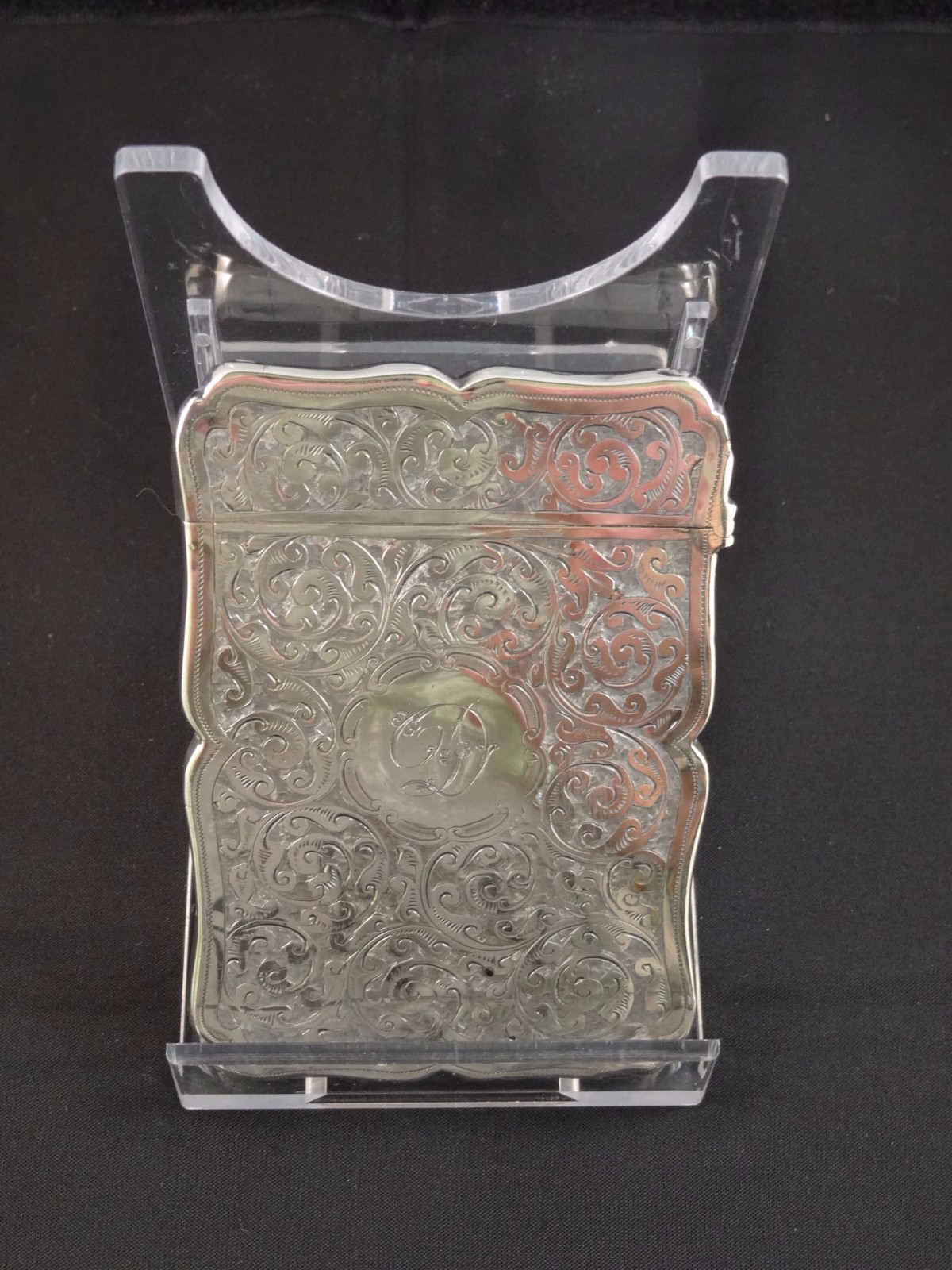 Victorian Silver Card Case, Birmingham, C.H. Cheshire C.1896 (1 of 1) Victorian Silver Card Case, Birmingham, C.H. Cheshire C.1896 (1 of 1)