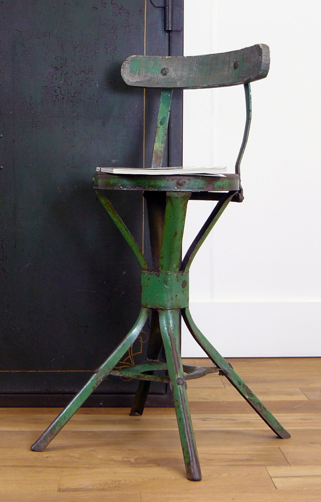 Factory Fresh Vintage Evertaut Stool – Wonderful Patina & Colour (1 of 1) Factory Fresh Vintage Evertaut Stool – Wonderful Patina & Colour (1 of 1)