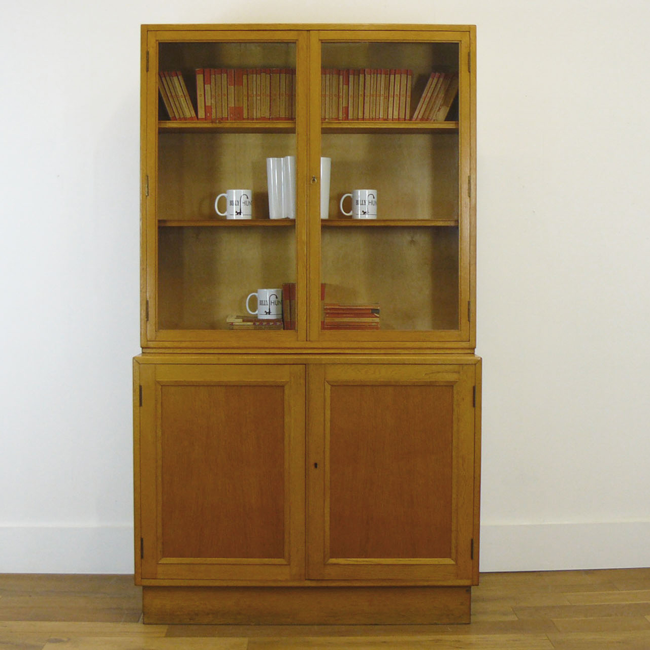Good Mid-Century Vintage Oak School Glazed Cabinet Bookcase (1 of 13) Good Mid-Century Vintage Oak School Glazed Cabinet Bookcase (1 of 13)
