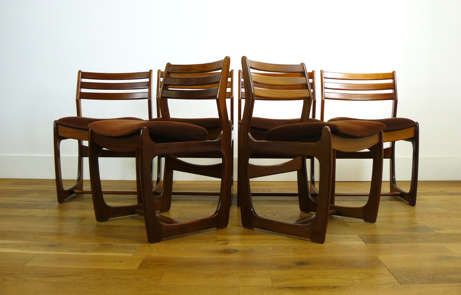 Set of 6 Mid Century Teak Dining Chairs by Portwood Manchester (1 of 1)