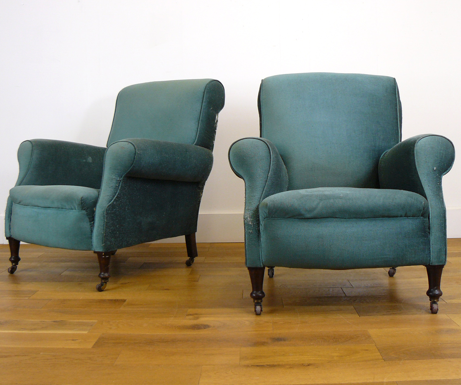 Pair of Edwardian Armchairs for re-upholstery (1 of 1) Pair of Edwardian Armchairs for re-upholstery (1 of 1)