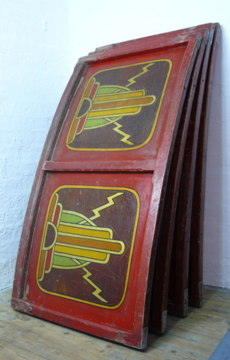 Vintage 1940s Metropolis Fairground Boards, Great Decorative Pieces (1 of 4) (1 of 1)