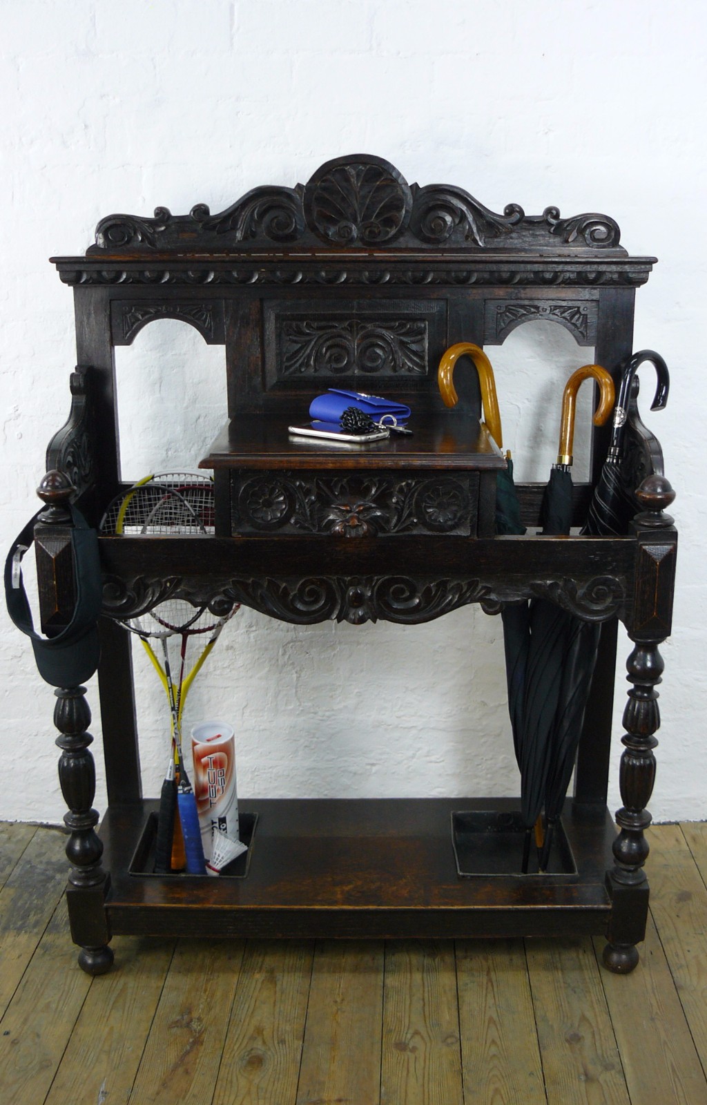 Victorian Oak Green Man Hall Stand (Great Original Piece) (1 of 1) Victorian Oak Green Man Hall Stand (Great Original Piece) (1 of 1)