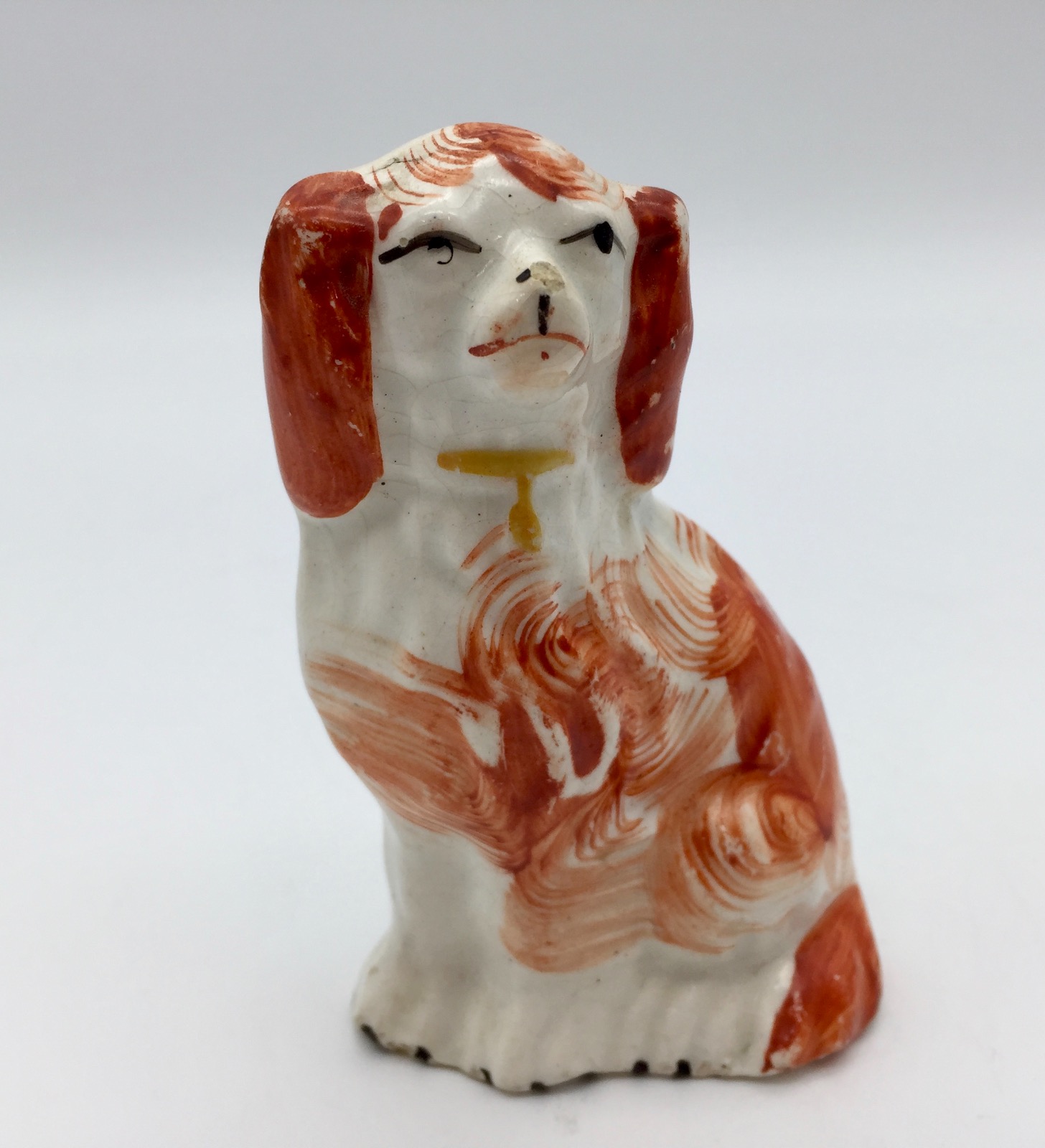 Antique Small Staffordshire Dog Figurine c.1850 3080 / LA117041