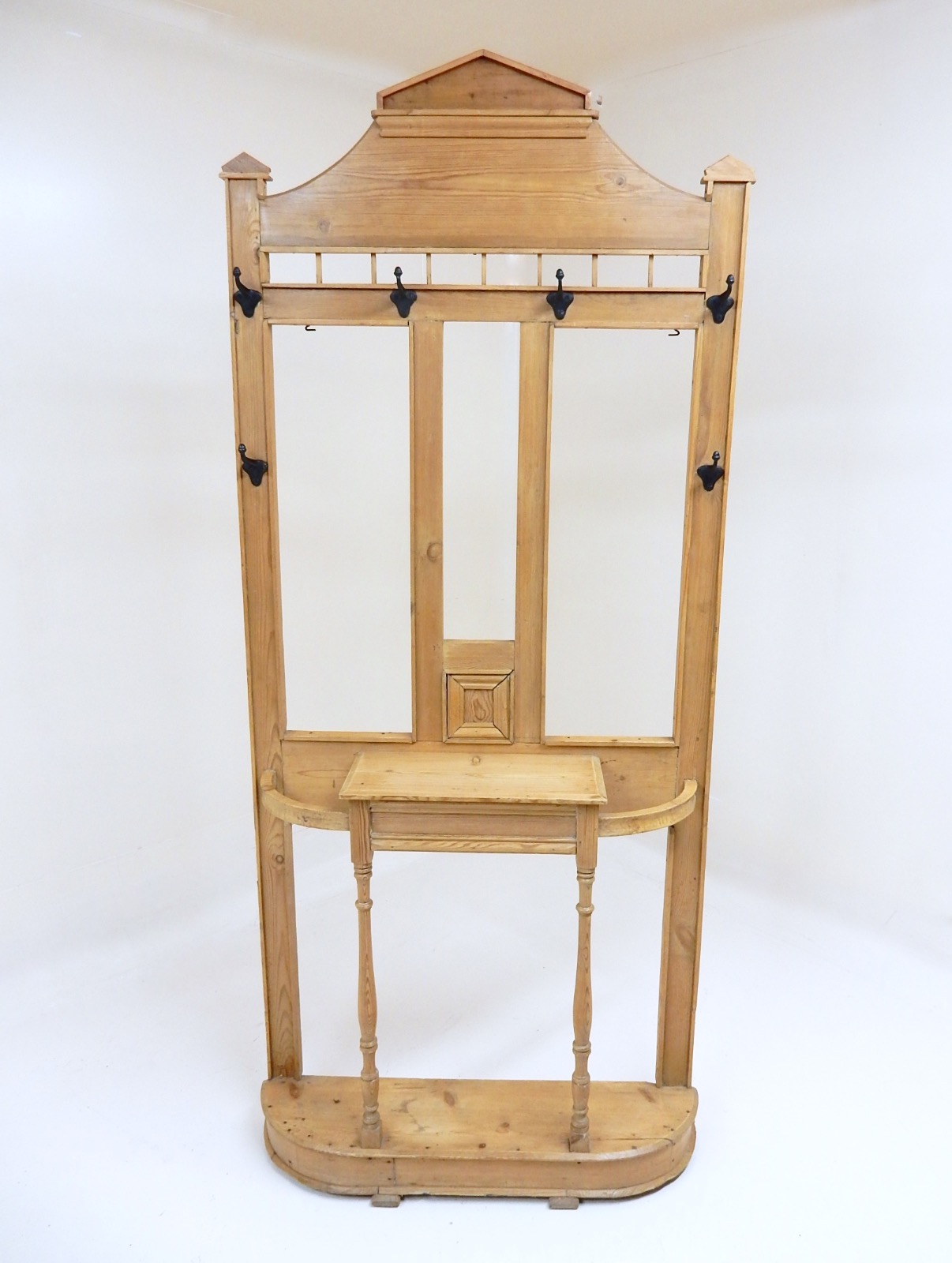 Antique Pine Hall Stand (1 of 1)