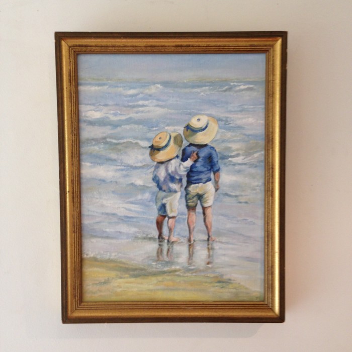 Oil on Board of 2 Boys (1 of 1) Oil on Board of 2 Boys (1 of 1)