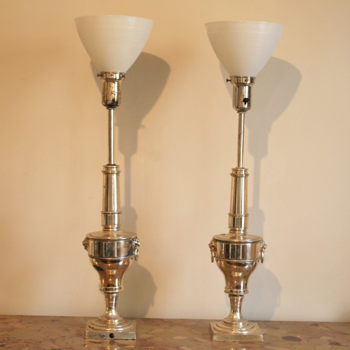 Pair of "STIFFEL" Chrome Uplighters (1 of 5) Pair of "STIFFEL" Chrome Uplighters (1 of 5)