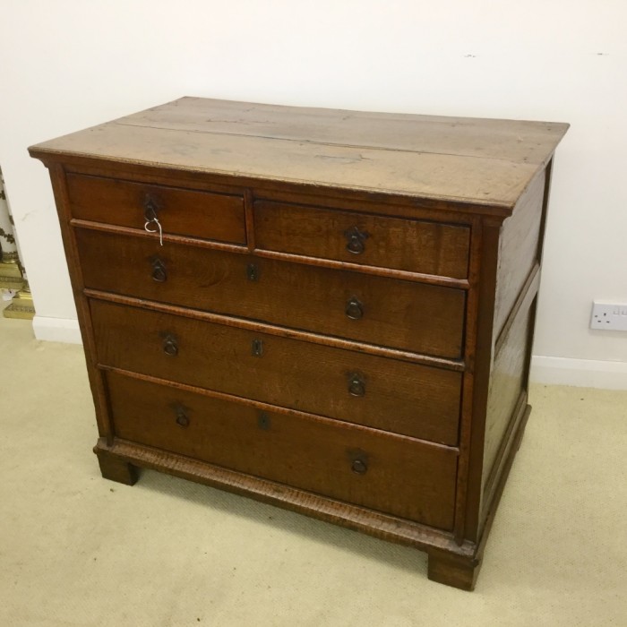 Late 17th Century Fruitwood Chest of Drawers (1 of 1) Late 17th Century Fruitwood Chest of Drawers (1 of 1)