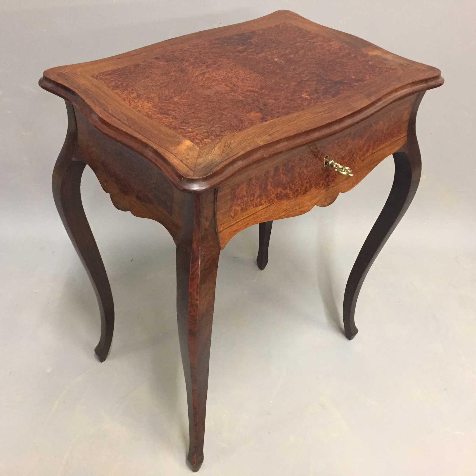 French Rosewood & Amboyna Work Table c.1880 (1 of 1)