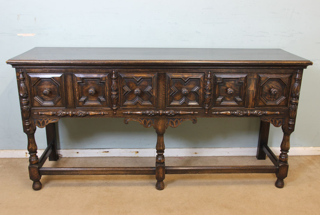 Antique Oak Sideboard Dresser Base (1 of 1) Antique Oak Sideboard Dresser Base (1 of 1)